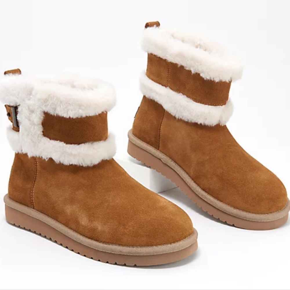 Brand New No Box Ugg Chesnut Belted Mini Barlee Boot Sz 6